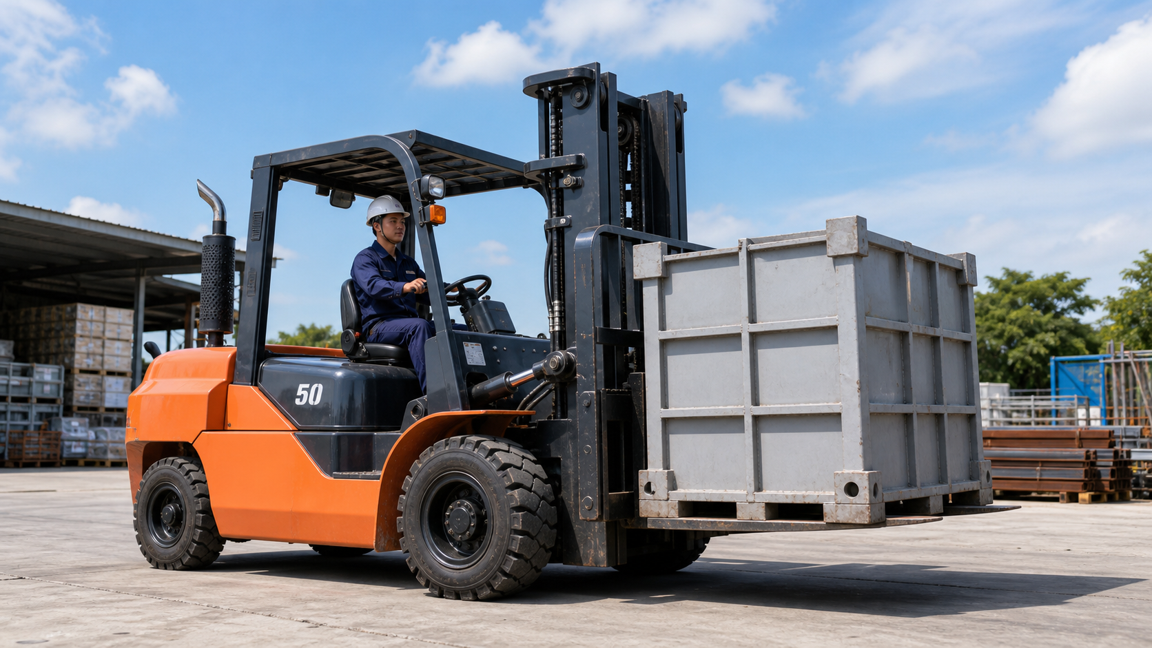 Xe nâng dầu MGA 2.5 tấn cho nhu cầu thuê ngắn hạn tại TPHCM
