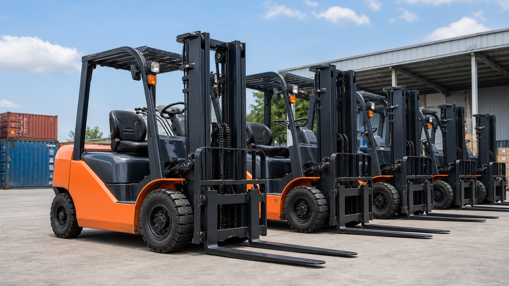 Xe nâng dầu MGA 5.0 tấn phù hợp hàng nặng và bãi ngoài trời