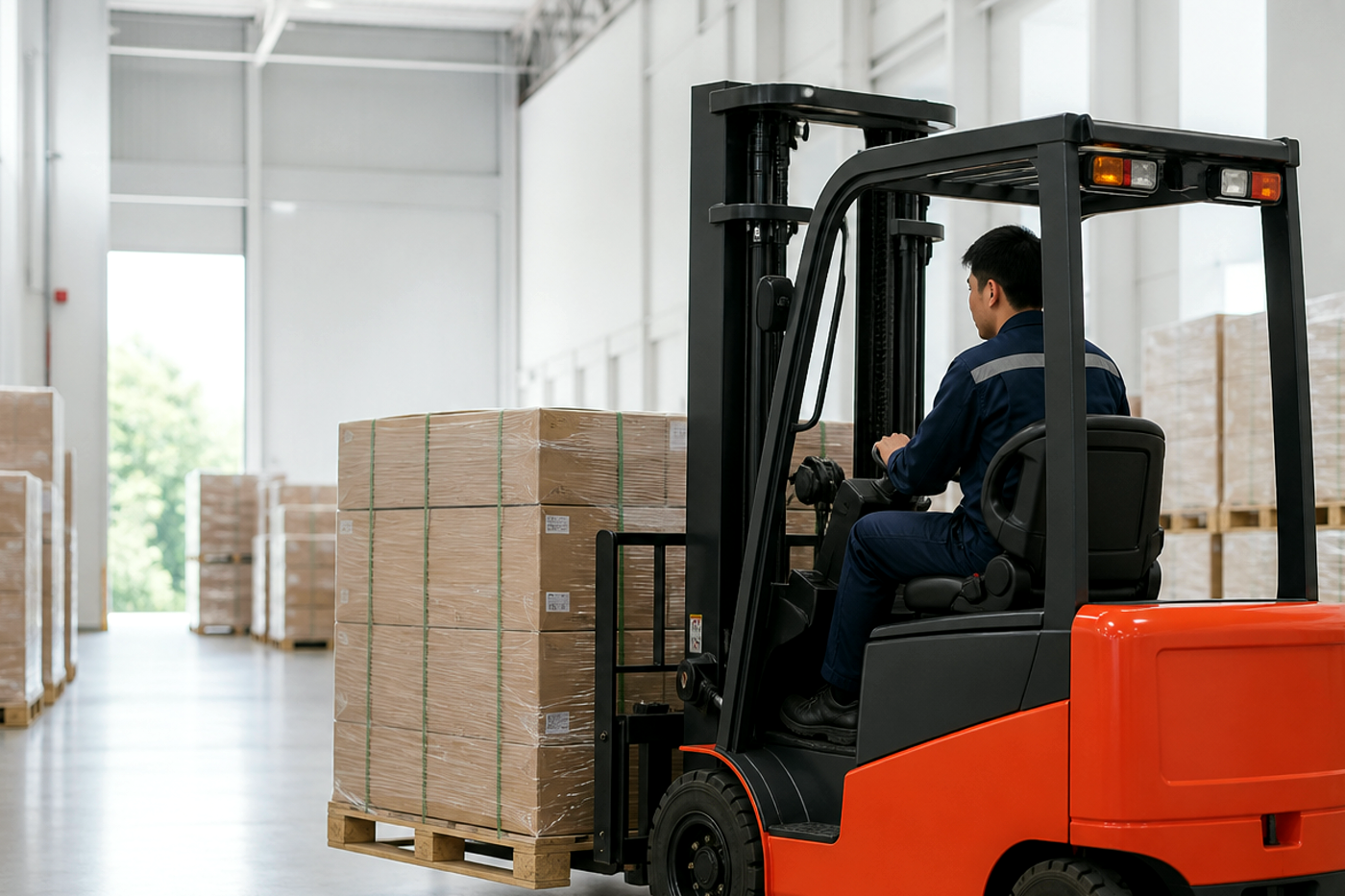 Đánh giá nhịp hàng để chọn thuê xe nâng điện theo ngày hay theo tháng