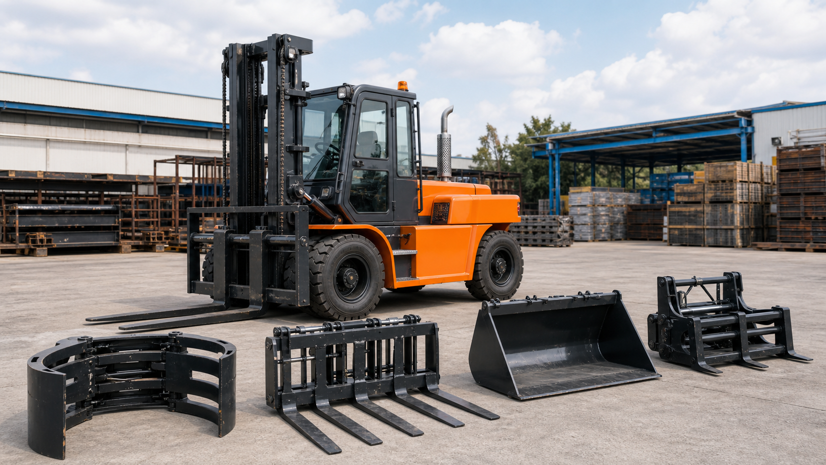 Tư vấn cấu hình xe nâng dầu 7 tấn với chiều cao nâng và bộ công tác ảnh hưởng đến báo giá