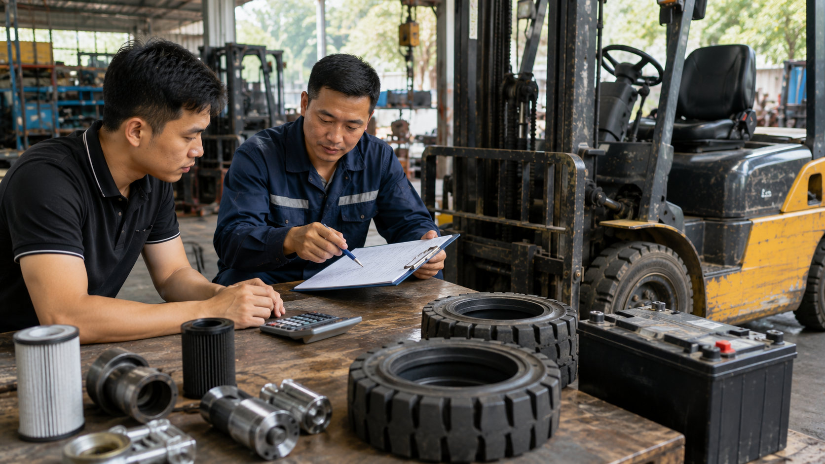 Đánh giá tổng chi phí khi mua xe nâng cũ 3 tấn tại TPHCM