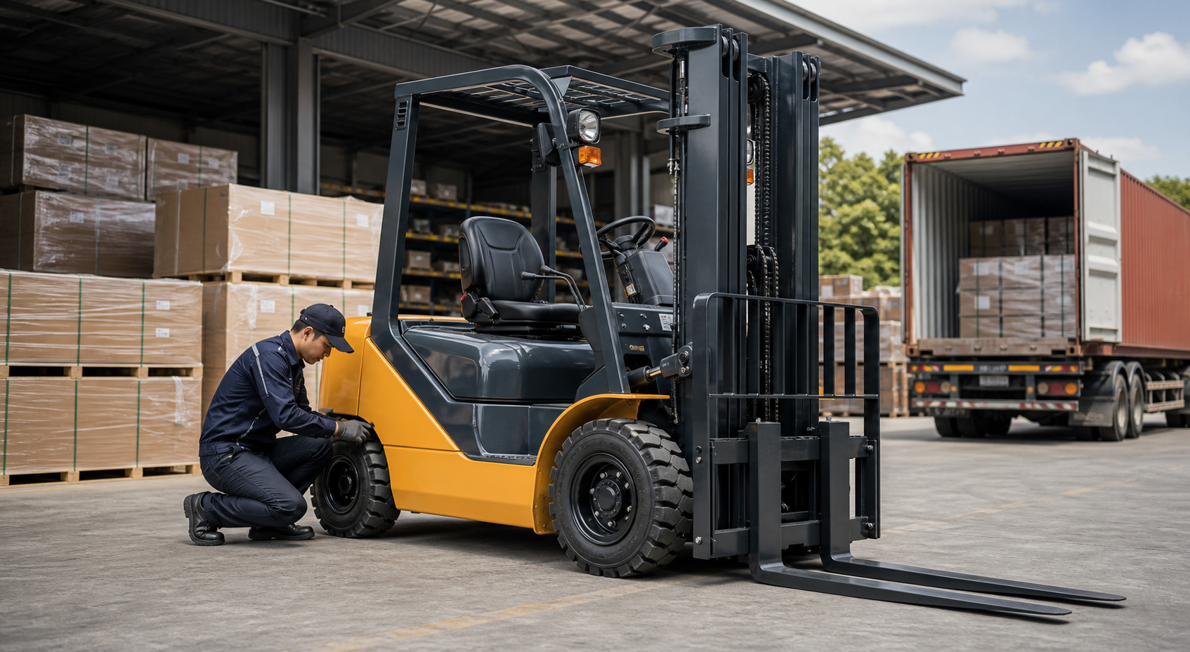 Mua xe nâng mới theo tải trọng và kế hoạch vận hành dài hạn