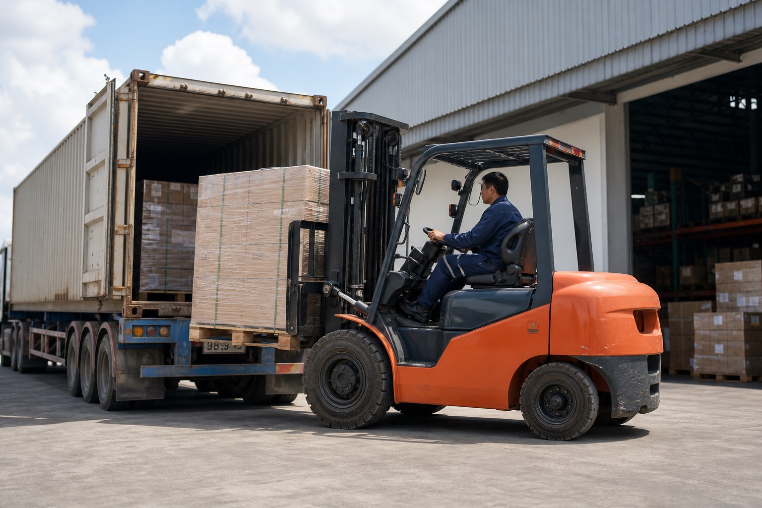 Dịch vụ cho thuê xe nâng tổng hợp tại TPHCM cho kho xưởng và nhà máy